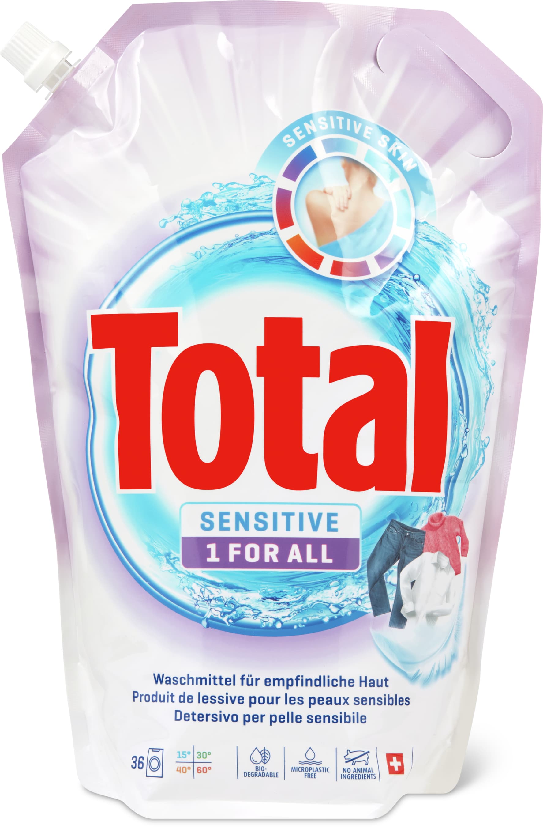 Detersivo liquido Sensitive 1 for All